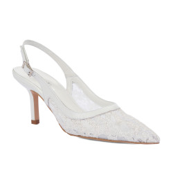 Women sandals 1368 white combined
