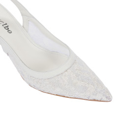 Women sandals 1368 white combined