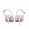 Women sandals 1368 white combined