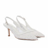 Women sandals 1368 white combined