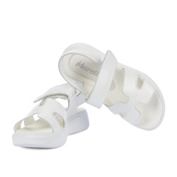 Children sandals 2500 patent white