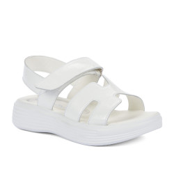 Children sandals 2500 patent white