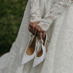 Women sandals 1353 satin white lifestyle