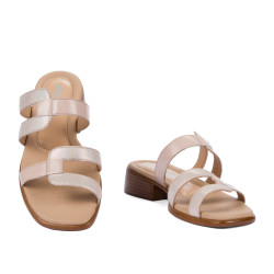 Women sandals 5130 pudra combined
