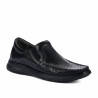 Men loafers, moccasins 9002 black