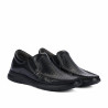 Men loafers, moccasins 9002 black
