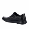 Men loafers, moccasins 9002 black