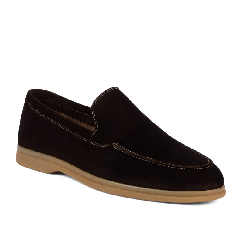 Men loafers, moccasins 980 velour cacao