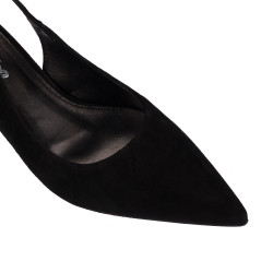 Women sandals 1338 black velour