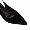 Women sandals 1338 black velour