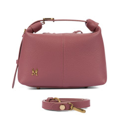 Women hand bag 037-1g framboise