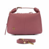 Women hand bag 037-1g framboise