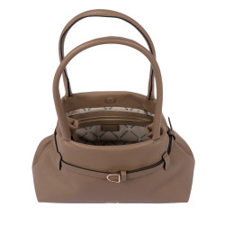 Women shoulder bag 053g cappuccino