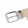 Women belt 27mc beige safiano