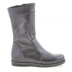 Children knee boots 3212 purple pearl