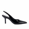 Women sandals 1328 patent black