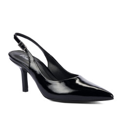 Women sandals 1328 patent black