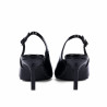 Women sandals 1328 patent black