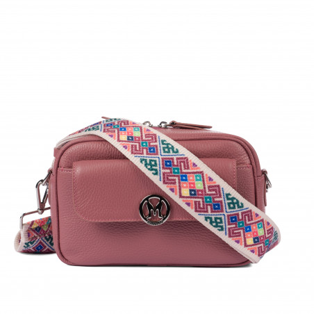 Women shoulder bag 014g 01 framboise