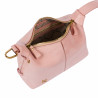Women hand bag 037-1g camoscio baby pink