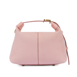 Women hand bag 037-1g camoscio baby pink