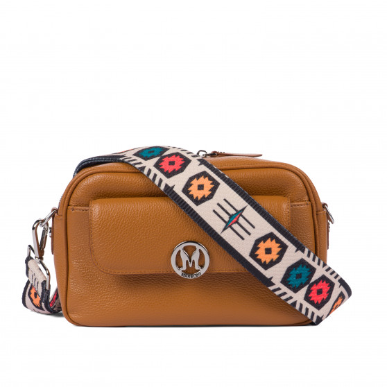 Women shoulder bag 014g 01 biz caramel