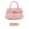 Women hand bag 056g camoscio baby pink