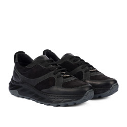 Pantofi casual/sport barbati 996 black velour combined