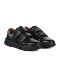 Women sport shoes 6008-1sc black combined