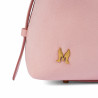 Women hand bag 037g camoscio baby pink