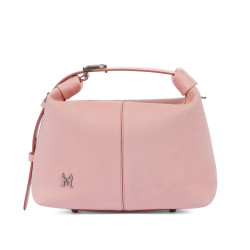 Women hand bag 037-1g 01 camoscio baby pink