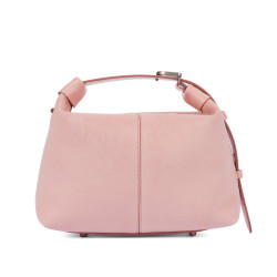 Women hand bag 037-1g 01 camoscio baby pink