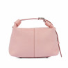 Women hand bag 037-1g 01 camoscio baby pink