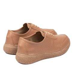 Women loafers, moccasins 6090m camel