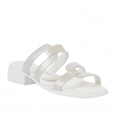 Women sandals 5130 white pearl