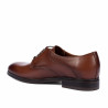 Men stylish, elegant shoes 933 a cognac