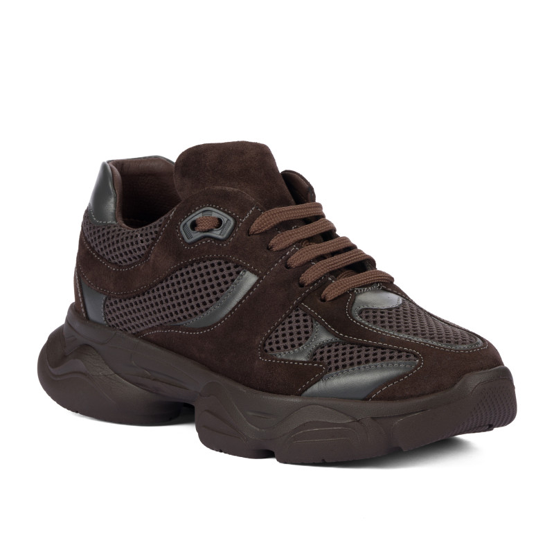 Women sport shoes 6102 chocolate combined