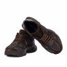 Women sport shoes 6102 chocolate combined