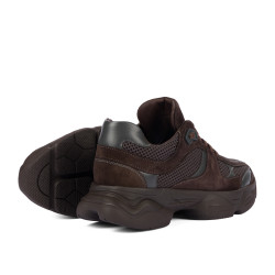 Women sport shoes 6102 chocolate combined