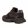 Women sport shoes 6102 chocolate combined