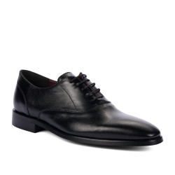 Men stylish, elegant shoes 9007 black