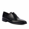 Men stylish, elegant shoes 9007 black