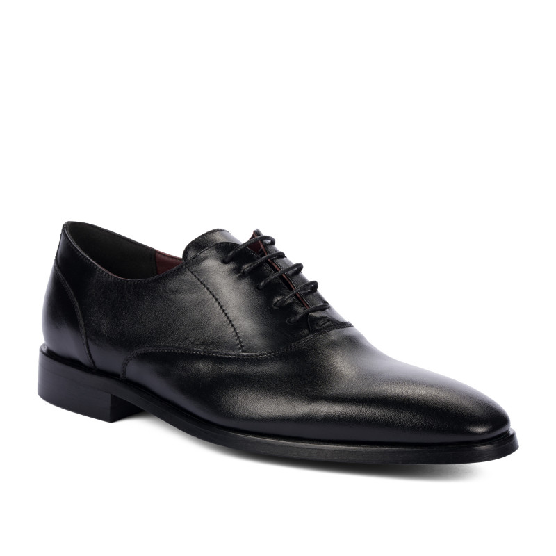 Men stylish, elegant shoes 9007 black