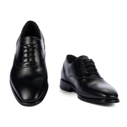 Men stylish, elegant shoes 9007 black