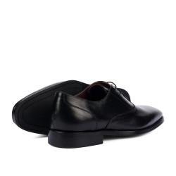 Men stylish, elegant shoes 9007 black