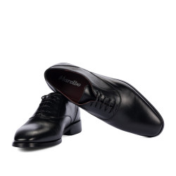 Men stylish, elegant shoes 9007 black