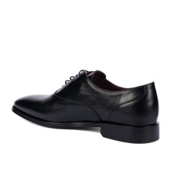 Men stylish, elegant shoes 9007 black