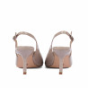 Women sandals 1328 patent sand