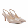Women sandals 1328 patent sand