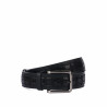 Men belt 18b black+croco black